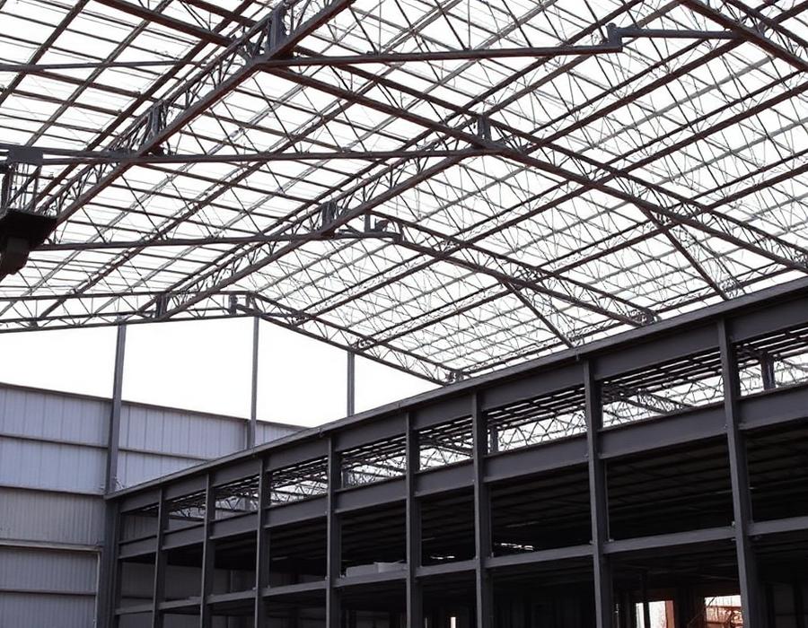 Galpão industrial em estrutura metálica