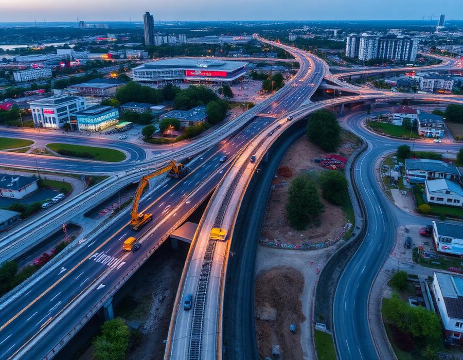 Obra de infraestrutura urbana e drenagem
